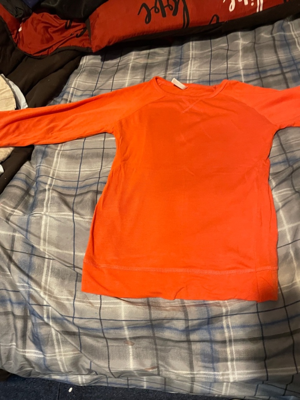 Color Story Women's Scoopneck Sweater in Bright Orange